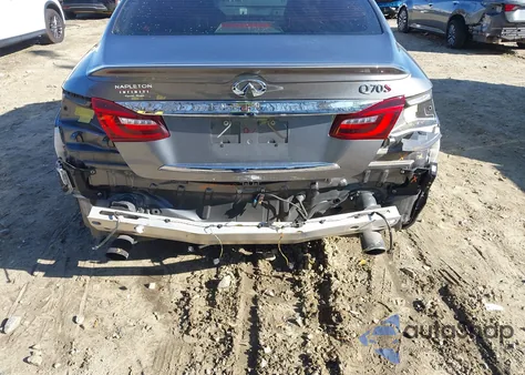 2019 Infiniti Q70 3.7 Luxe z USA, uszkodzony, nr VIN JN1BY1AP7KM500111